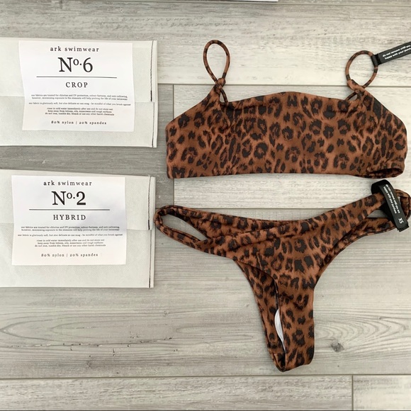 ❤️SOLD❤️ Ark Swimwear Leopard Bikini NWT - Picture 2 of 14